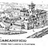 Lo stabilimento fu fondato nel 1910 con il nome di �Cascamificio Capitanio�. Da un disegno dell'epoca riconosciamo l�eclettica struttura circondata da un muro di cinta, con un ampio giardino alberato sul lato sinistro, impreziosita da torrini e merlature che le davano l�aspetto di un castello